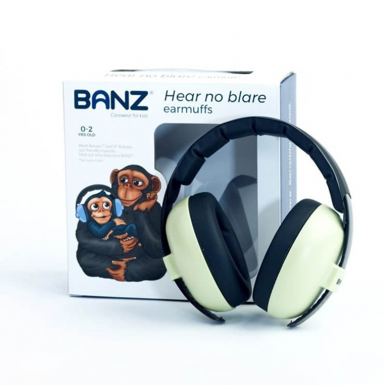 BANZ Hörselskydd Baby Leaf Green