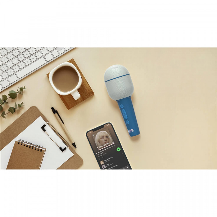 Mobility On Board Karaoke Mikrofon Groovy Blå