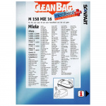 CLEANBAG Microfleece+ Dammsugarpåse Miele G/H/N 4+1