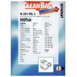 CLEANBAG Microfleece+ Dammsugarpåse Nilfisk Elite Extreme King 4+1