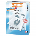 CLEANBAG Microfleece+ Dammsugarpåse Nilfisk Elite Extreme King 4+1