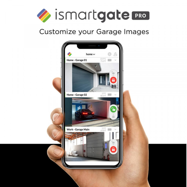 Ismartgate Garagedeuropener Pro 3 Deurs v2.0 Ismartgate Garagedeuropener Pro 3 Deurs v2.0