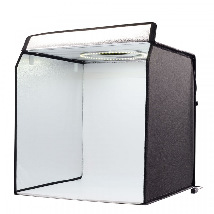 Hama Portabel Mini Fotostudio ToGo LED-Ringljus Hama Portabel Mini Fotostudio ToGo LED-Ringljus