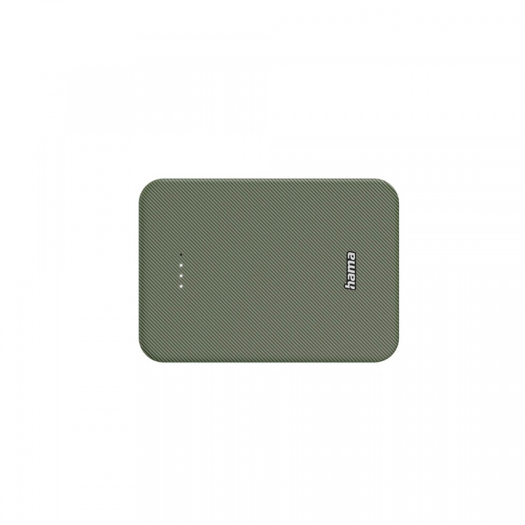Hama Powerbank Colour 10 10000mAh USB-C+USB-A Grön Hama Powerbank Colour 10 10000mAh USB-C+USB-A Grön
