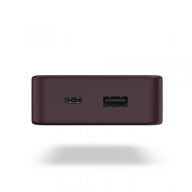 Hama Powerbank Colour 20 20000mAh USB-C+USB-A Plommon Hama Powerbank Colour 20 20000mAh USB-C+USB-A Plommon