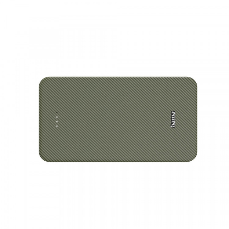 Hama Powerbank Colour 20 20000mAh USB-C+USB-A Grön