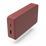 Hama Powerbank Colour 20 20000mAh USB-C+USB-A Röd
