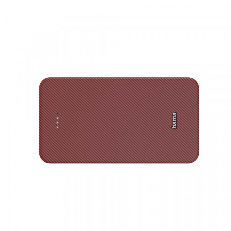 Hama Powerbank Colour 20 20000mAh USB-C+USB-A Röd