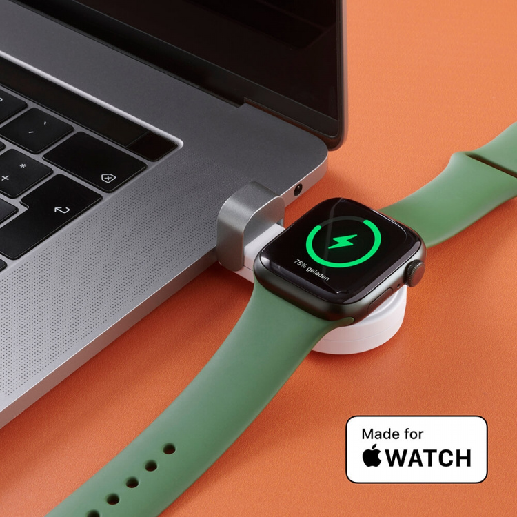 Hama Laddare Trådlös för Apple Watch USB-C Vit Hama Laddare Trådlös för Apple Watch USB-C Vit