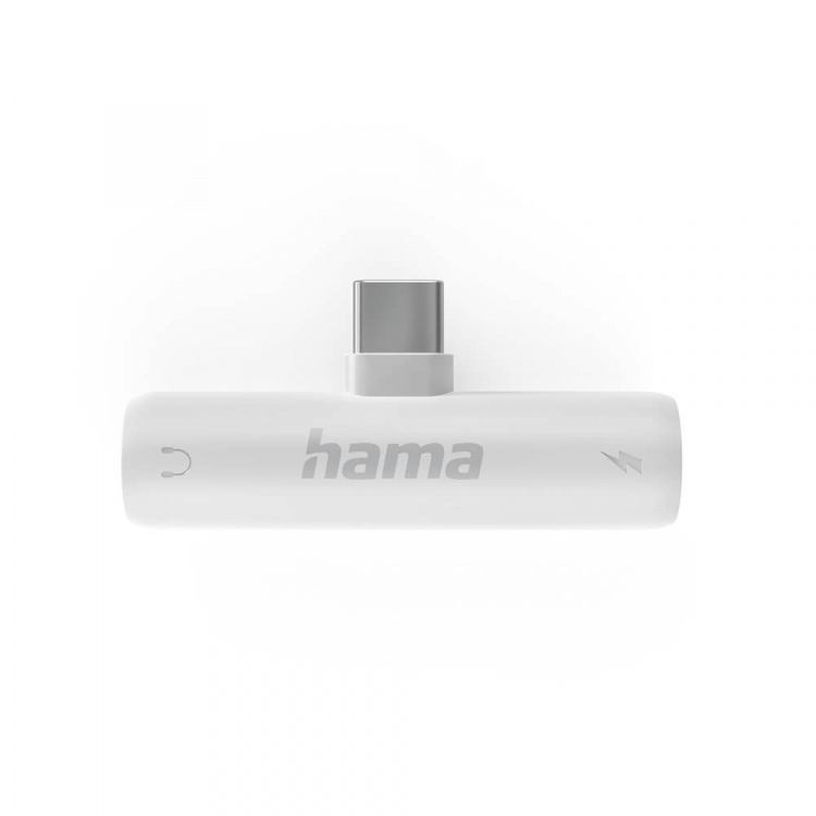 Hama Adapter Audio USB-C Vit Hama Adapter Audio USB-C Vit
