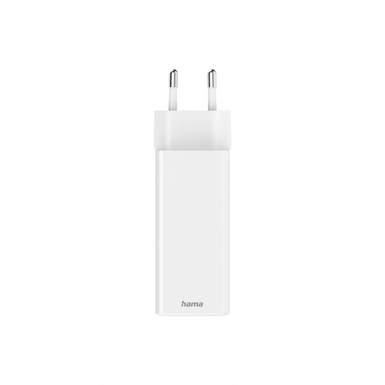 Hama Laddare 2x USB-C 1x USB-A GaN 100W Vit