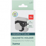 Hama Hållare Apple TV HD 4K 1:a/2:a/3:e/4:e Gen. Svart