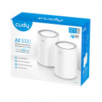 CUDY Mesh Solution M3000 2-pack AX3000 Gigabit Wi-Fi 6 2.5G Vit