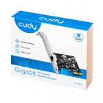 CUDY Adapter PCI-E PE25 2.5 Gigabit 1P Low Profile