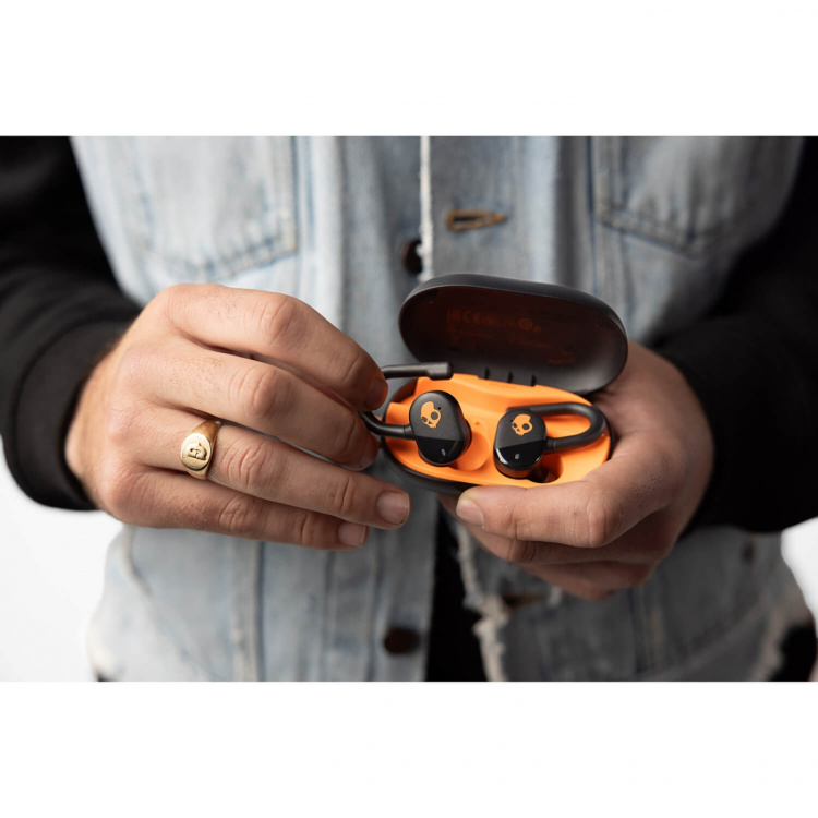 Skullcandy Hörlur Push Play TWS In-Ear Svart/Orange