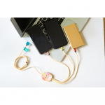 Squishmallows Chargercable 1.2m Leo 3in1 USB-C/Micro/Lightning Squishmallows Chargercable 1.2m Leo 3in1 USB-C/Micro/Lightning