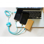 Squishmallows Chargercable 1.2m Tat 3in1 USB-C/Micro/Lightning