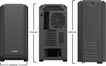 Be Quiet! Silent Base 601 ATX-kast, zwart