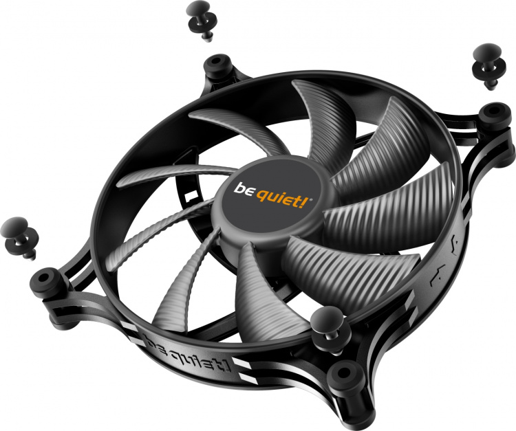 Be Quiet! Shadow Wings 2 PWM-ventilator, 140 mm, zwart