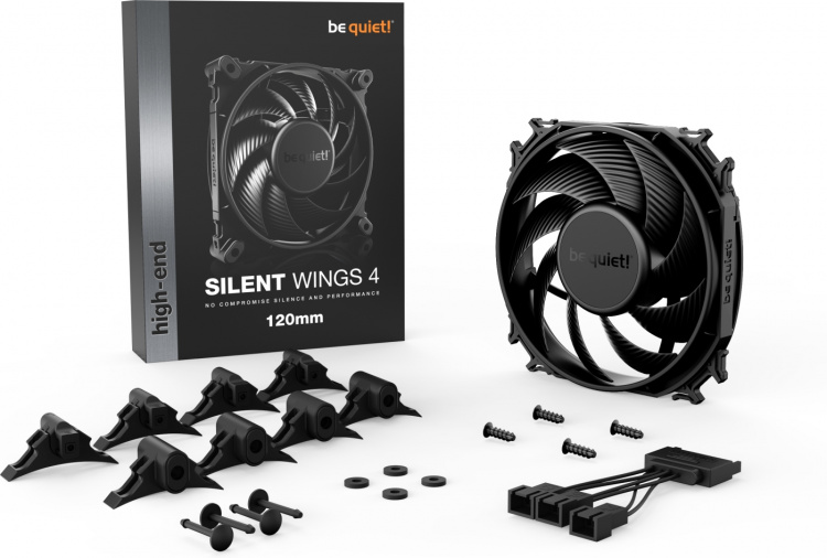 Be Quiet! Silent Wings 4 ventilator, 120 mm