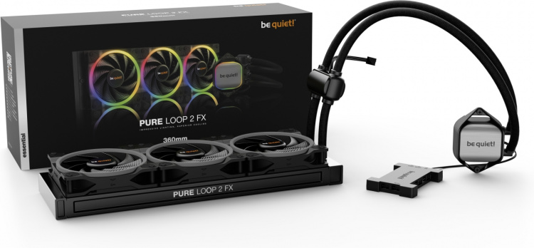 Be Quiet! Pure Loop 2 FX 360mm vloeistofkoelsysteem Be Quiet! Pure Loop 2 FX 360mm vloeistofkoelsysteem
