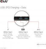 Club 3D Type-C 8-in-1 hub Club 3D Type-C 8-in-1 hub