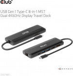 Club 3D Type-C 8-in-1 hub Club 3D Type-C 8-in-1 hub