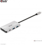 Club 3D Type-C PD Oplaadhub - hub Club 3D Type-C PD Oplaadhub - hub