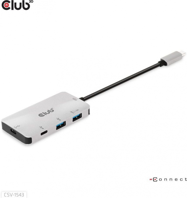 Club 3D Type-C PD Oplaadhub - hub Club 3D Type-C PD Oplaadhub - hub