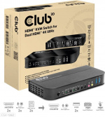 Club 3D HDMI KVM-schakelaar voor dubbele HDMI-schakelaar