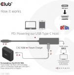 Club 3D CAC-1588 Type C - HDMI 2.1 PD 100W actieve adapter, 4K120 Hz - 8K60Hz Club 3D CAC-1588 Type C - HDMI 2.1 PD 100W actieve adapter, 4K120 Hz - 8K60Hz