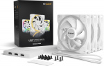 Be Quiet! Light Wings PWM fan pack, 120 mm, 3-pak, wit