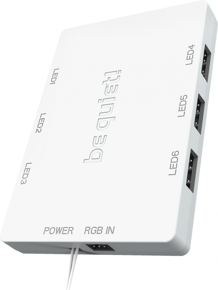 Be Quiet! Light Wings PWM high-speed ventilatorpakket, 140 mm, 3-pak, wit