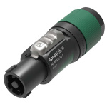 Neutrik 4-polige speakON kabelconnector, schroefaansluitingen, trekontlasting voor kabeldiameters 10 tot 16 mm