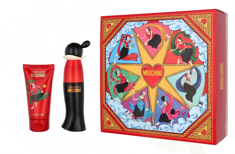 Moschino Cheap & Chic Giftset 80 ml Edt Spray 30ml/Body Lotion 50ml
