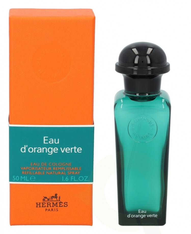 Hermes Eau D\'Orange Verte Edc Spray 50 ml refillable Natural Spray