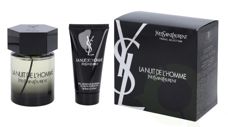 Yves Saint Laurent YSL La Nuit De L\'Homme Giftset 150 ml Edt Spray 100ml/Shower Gel 50ml