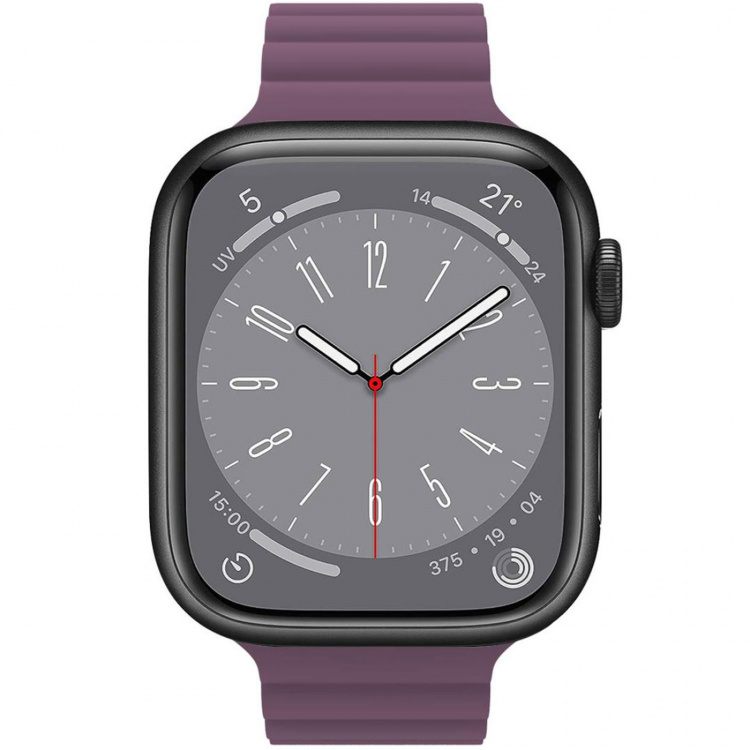 Celly Armband till Apple Watch 42/44/45mm Magnetiskt Lila
