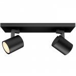 Philips Hue Runner White Ambiance 2 spot 800lm Svart