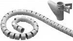 Goobay WireTube kabelomwikkeling, 2,5 m, grijs
