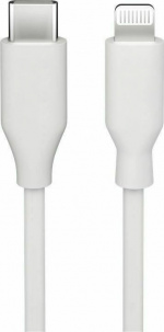 Goobay Lightning-naar-USB-C-kabel, 2 m, wit Goobay Lightning-naar-USB-C-kabel, 2 m, wit