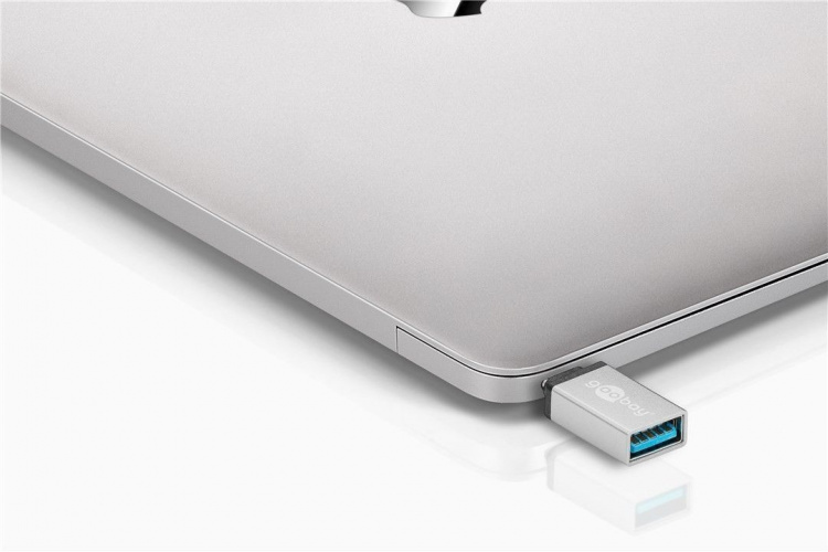 Goobay USB-C naar A 3.0-adapter, zilver