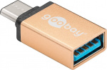 Goobay USB-C naar A 3.0 adapter, goud