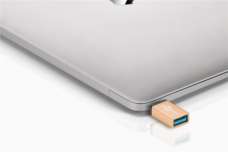 Goobay USB-C naar A 3.0 adapter, goud