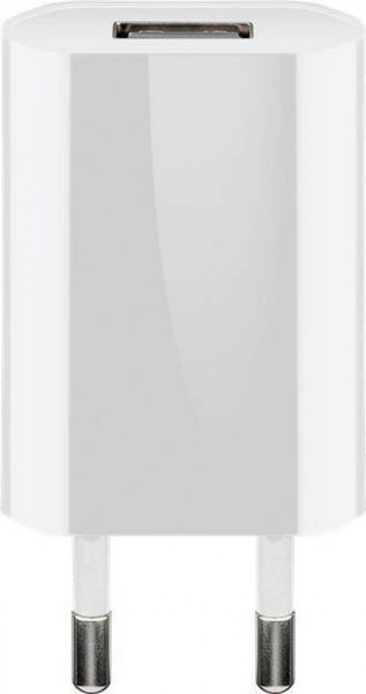 Goobay Micro-USB 5 W oplader + kabel, 1 m, wit Goobay Micro-USB 5 W oplader + kabel, 1 m, wit