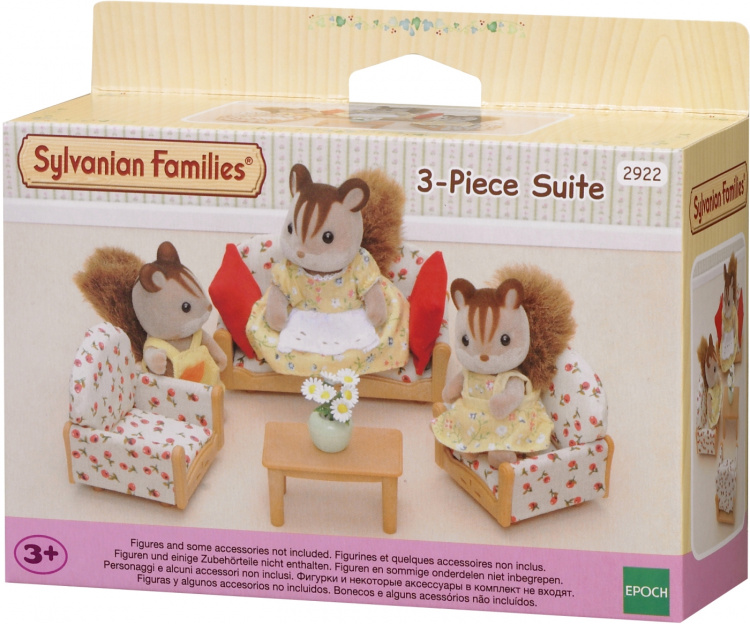 Sylvanian Families 3-delig bankstel