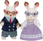 Sylvanian Families Grootouders van chocolade konijntjes
