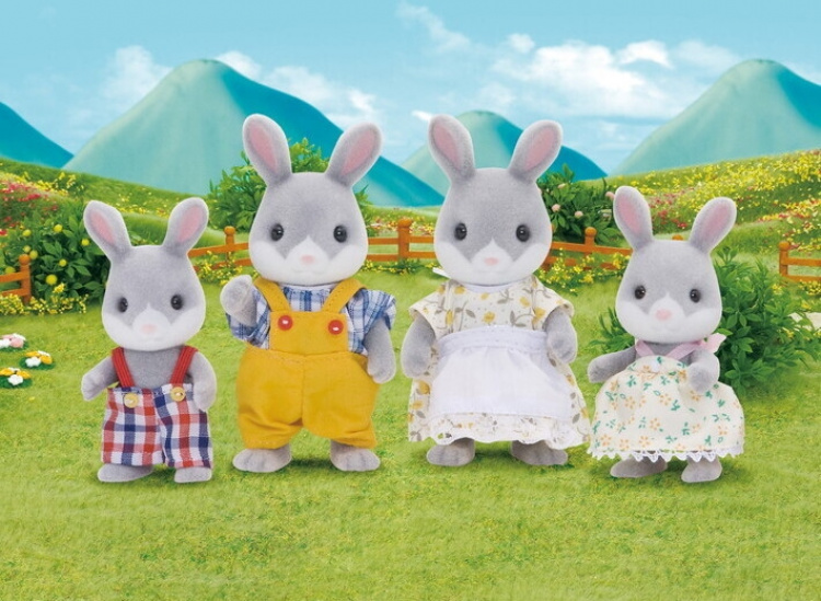 Sylvanian Families De familie van het Pompoenkonijn