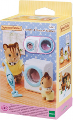 Sylvanian Families Wasmachine en stofzuiger