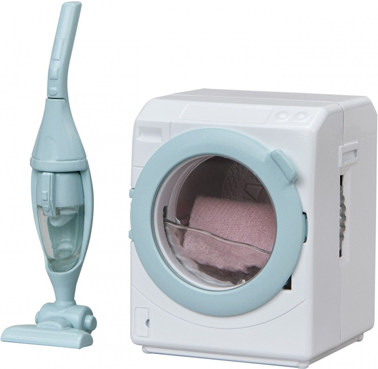 Sylvanian Families Wasmachine en stofzuiger